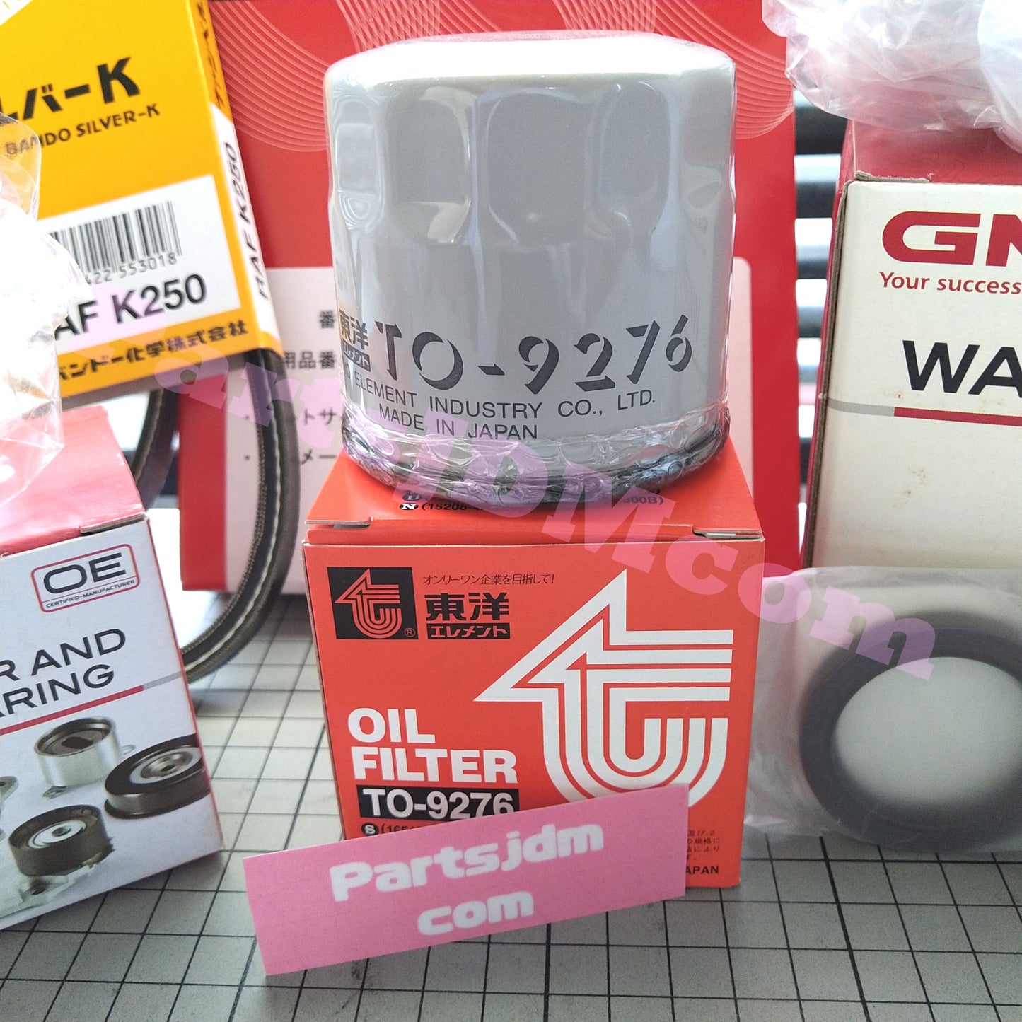 SUZUKI CARRY JDM DD51T F6A 91-99 Timing belt Fan belt Oil filter 8-piece set