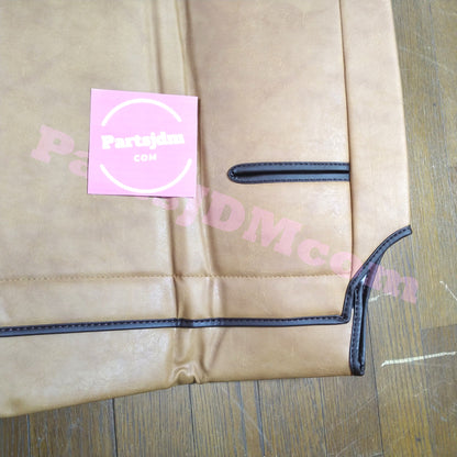 غطاء مقعد جلدي بلون الجمل لسيارة لاند كروزر برادو KZJ78G KZJ78W