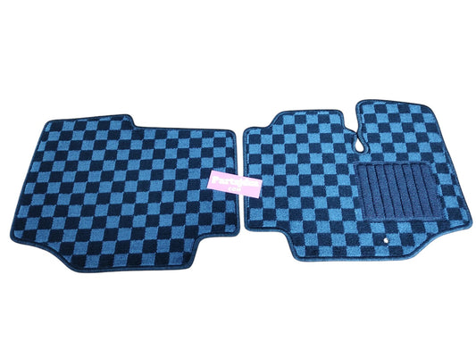 Sambar Truck JDM KS3 KS4 Floor Mat Check Gray 93-99 Front 2 piece