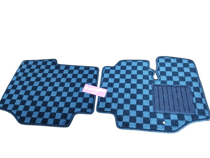 Sambar Truck JDM KS3 KS4 Floor Mat Check Gray 93-99 Front 2 piece