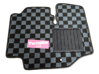 Sambar Truck JDM KS3 KS4 Floor Mat Check Gray 93-99 Front 2 piece