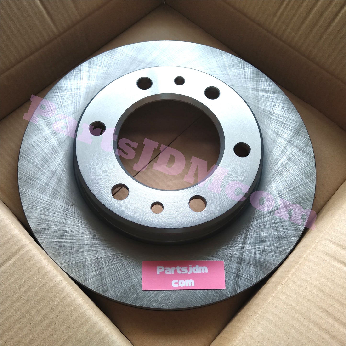 Front Brake Rotor and Pad Set + Rear Brake Shoe Set for Toyota Land Cruiser Prado KZJ71G / KZJ78G – Made in Japan by MK Kashiyama – Painted Finish