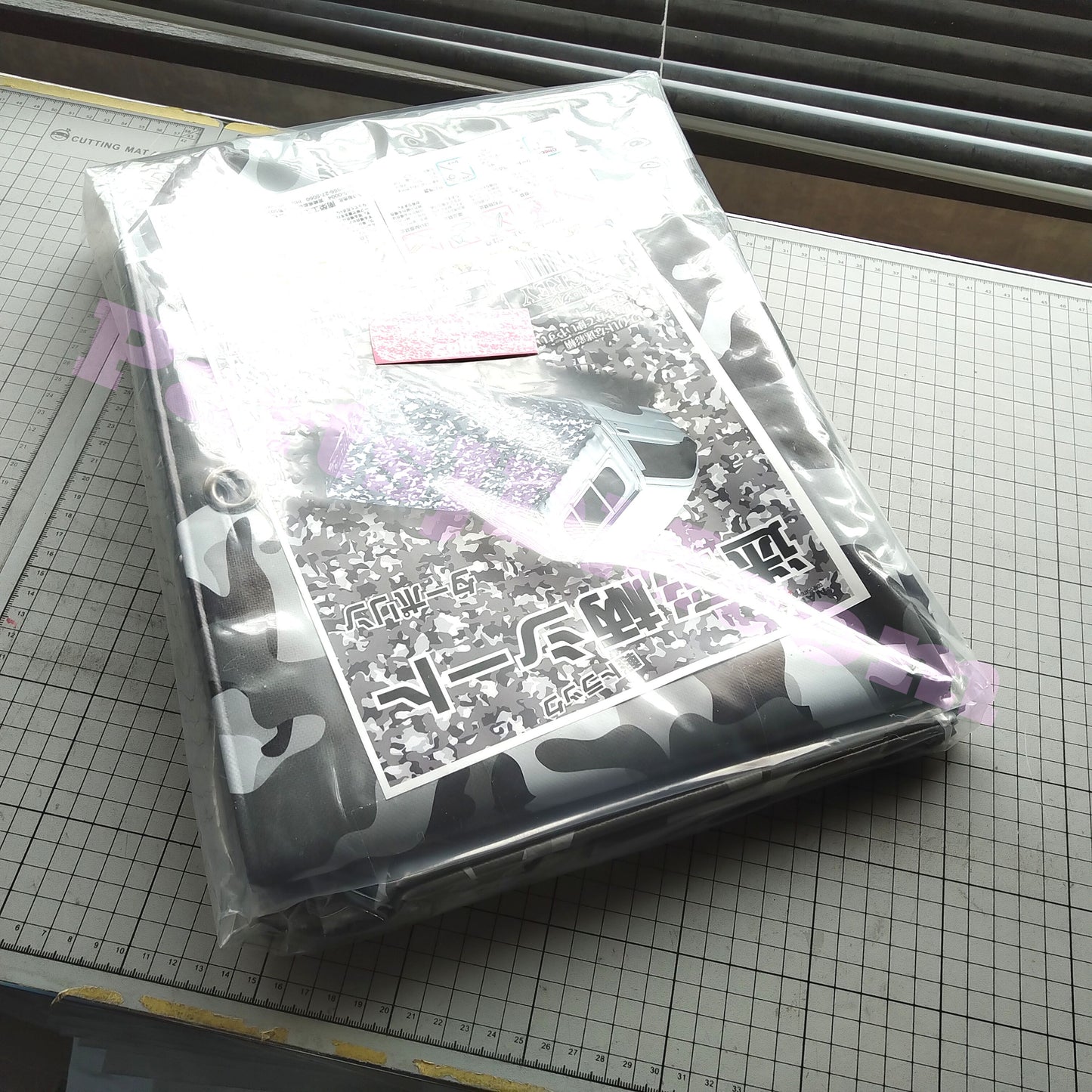 Tonneau Cover Camouflage Gray for Daihatsu Hijet Honda Acty Kei Truck