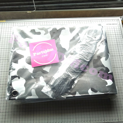 Tonneau Cover Camouflage Gray for Daihatsu Hijet Honda Acty Kei Truck