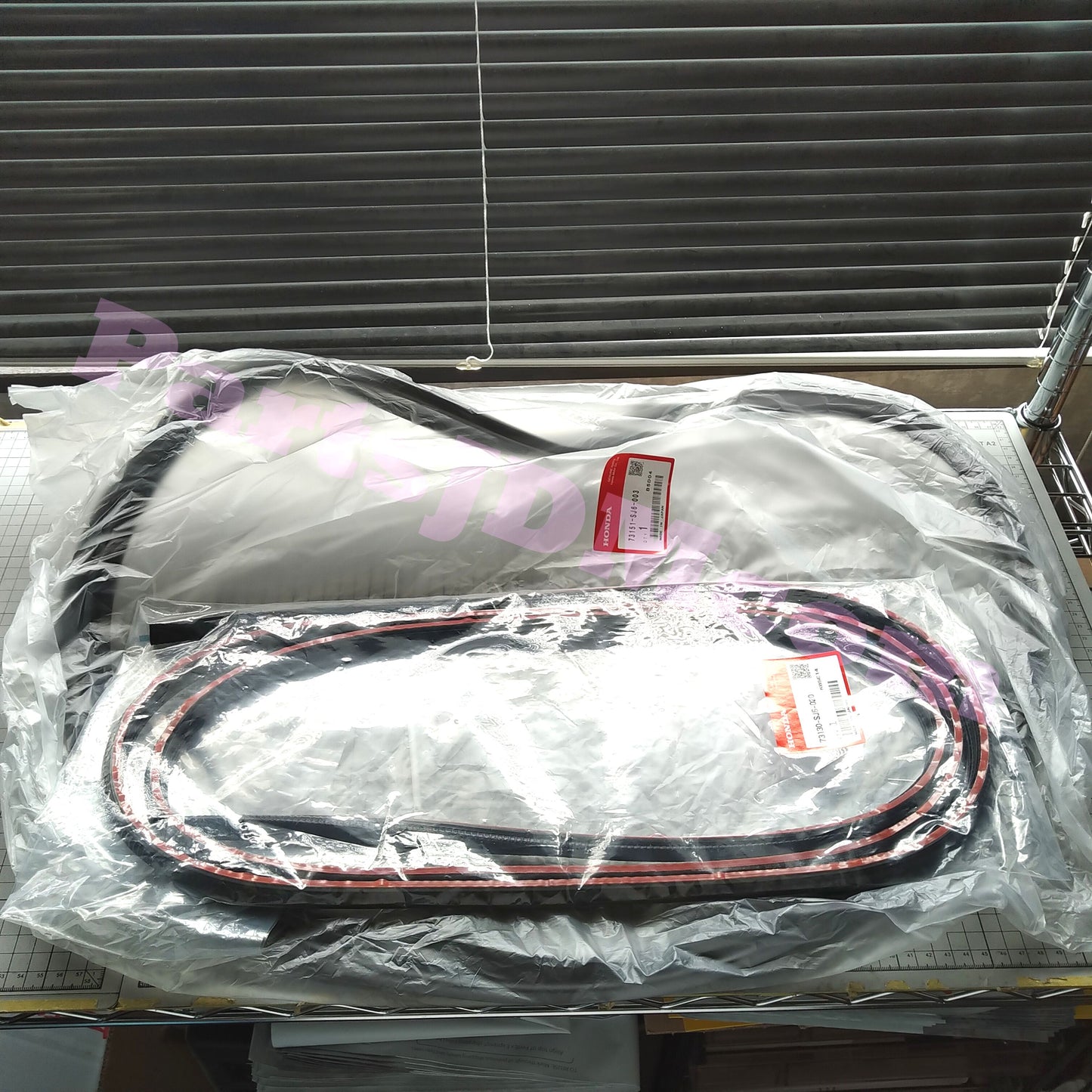 HONDA Genuine ACTY HA1 HA2 HA3 HA4 HA5 Front Window Rubber Seal set of two