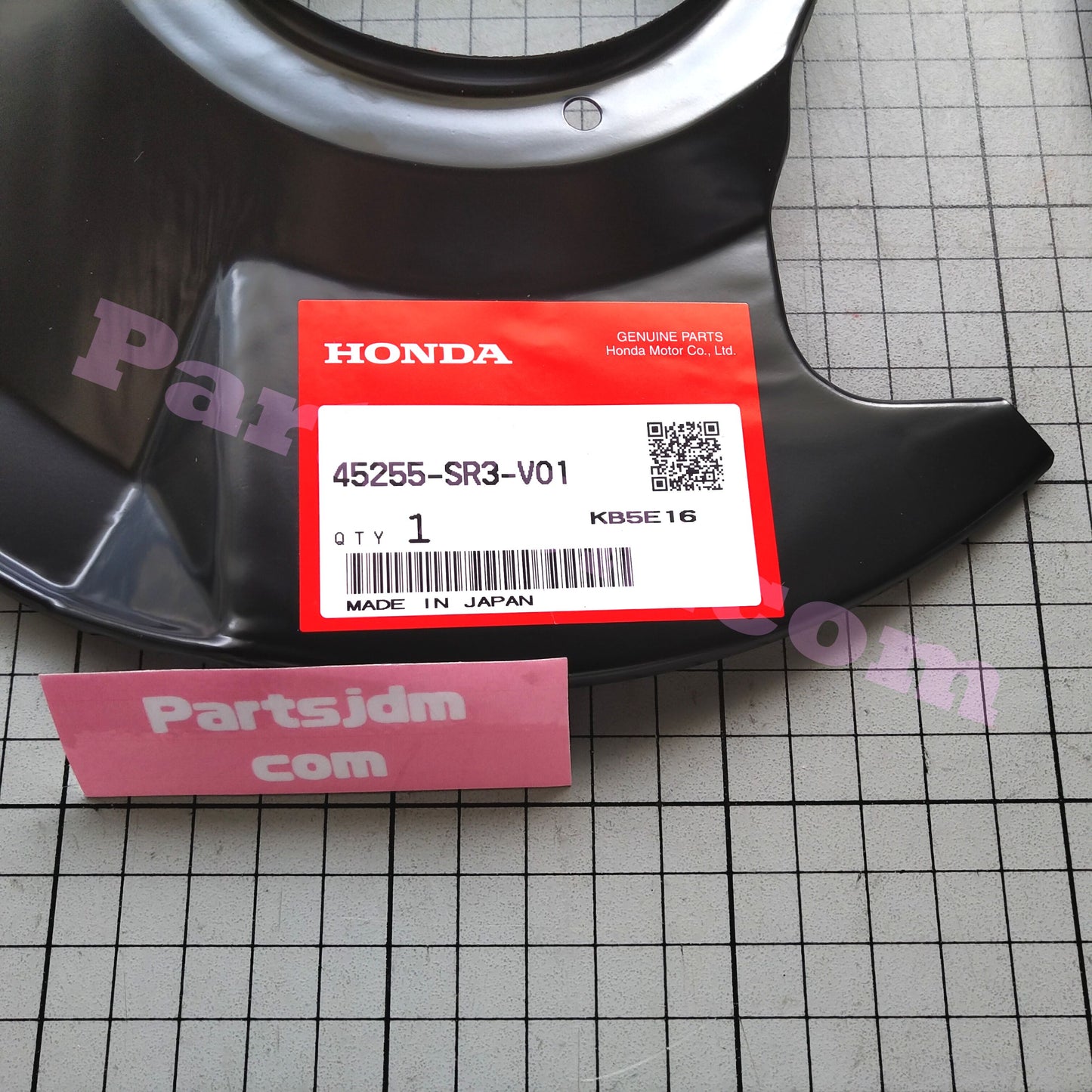 HONDA Genuine JDM CR-X EG2 CIVIC EG EK4 EJ1 RH LH Set Front Brake Splash Guard OEM 45255-SR3-V01 x2