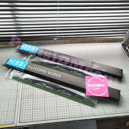 Water-Repellent Front Wiper Blade Set (2pcs) Fits Honda Acty HA1–HA5 / HH1–HH4