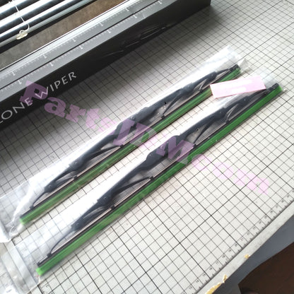 Water-Repellent Front Wiper Blade Set (2pcs) Fits Honda Acty HA1–HA5 / HH1–HH4