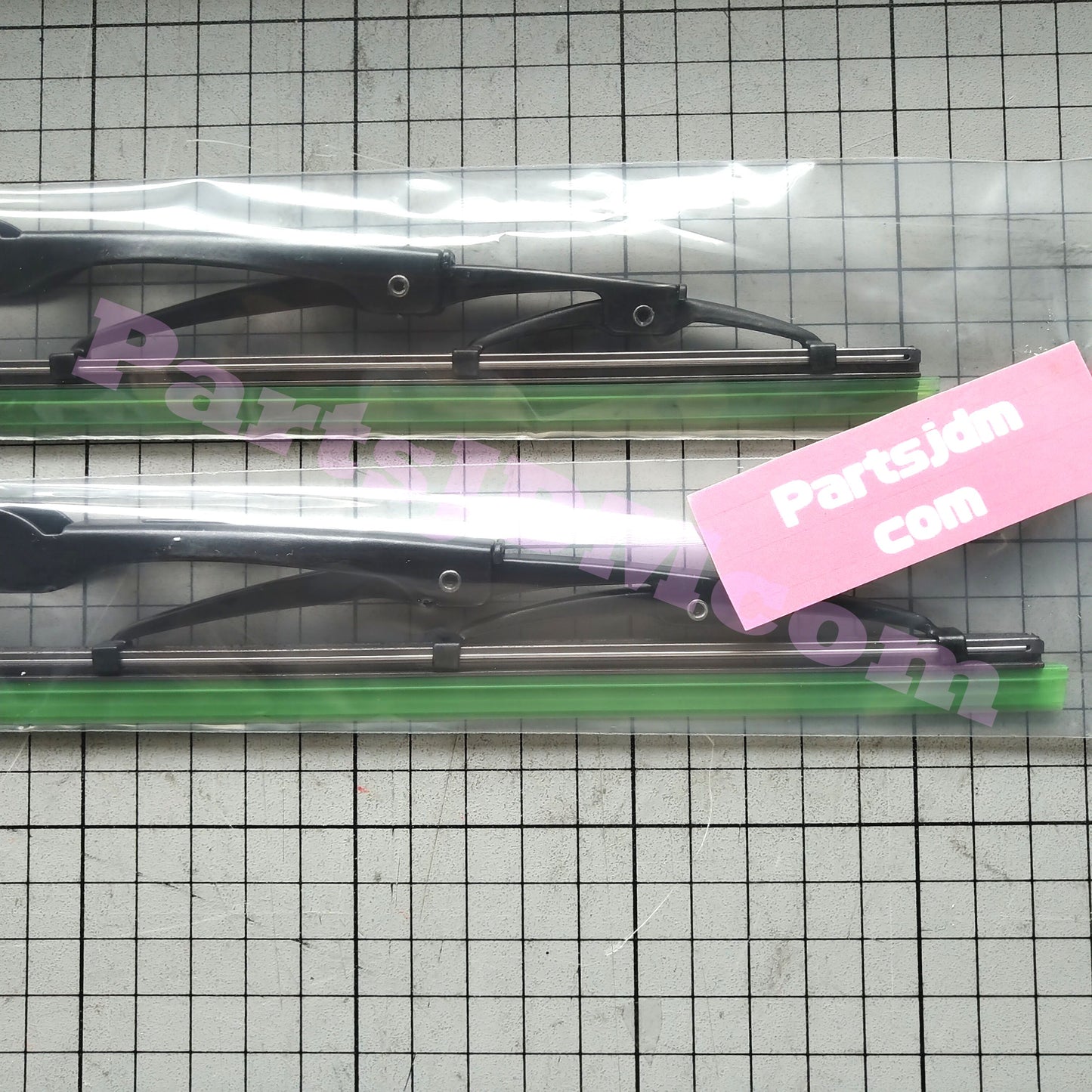 Water-Repellent Front Wiper Blade Set (2pcs) Fits Honda Acty HA1–HA5 / HH1–HH4