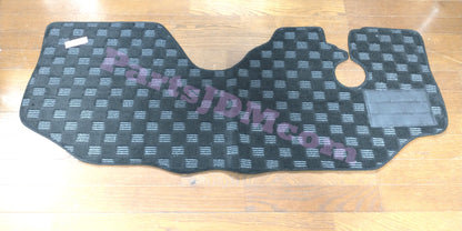 For Subaru Sambar Truck TT1 TT2 Floor Mat Check Pattern Black & Gray For AT