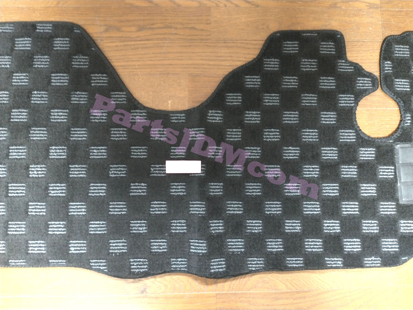 For Subaru Sambar Truck TT1 TT2 Floor Mat Check Pattern Black & Gray For AT