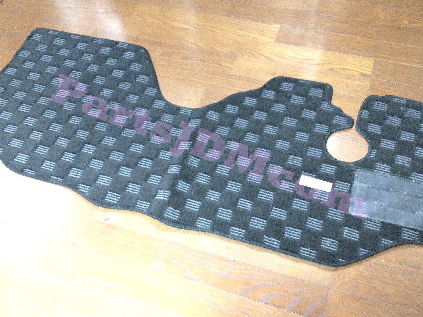 For Subaru Sambar Truck TT1 TT2 Floor Mat Check Pattern Black & Gray For AT