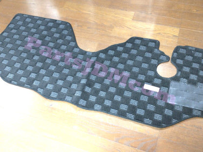 For Subaru Sambar Truck TT1 TT2 Floor Mat Check Pattern Black & Gray For AT