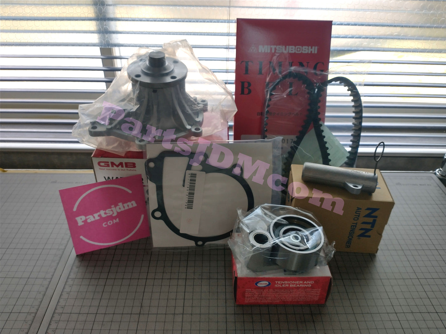 Timing Belt 4-Piece Kit for Toyota Hiace / Regius Ace KZH100G–KZH138V | 08/1993–05/2000 | 1KZ-TE Engine (SOHC Diesel Turbo)