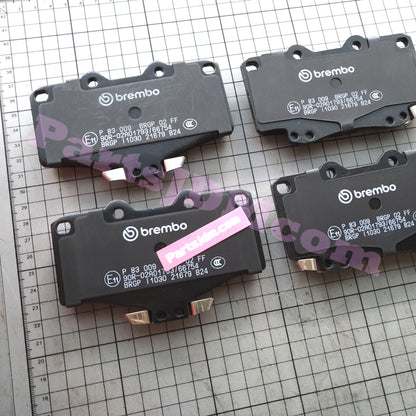 Brembo Brake Pad Black Set for Front Fit Land Cruiser Prado KZJ78G KZJ78W