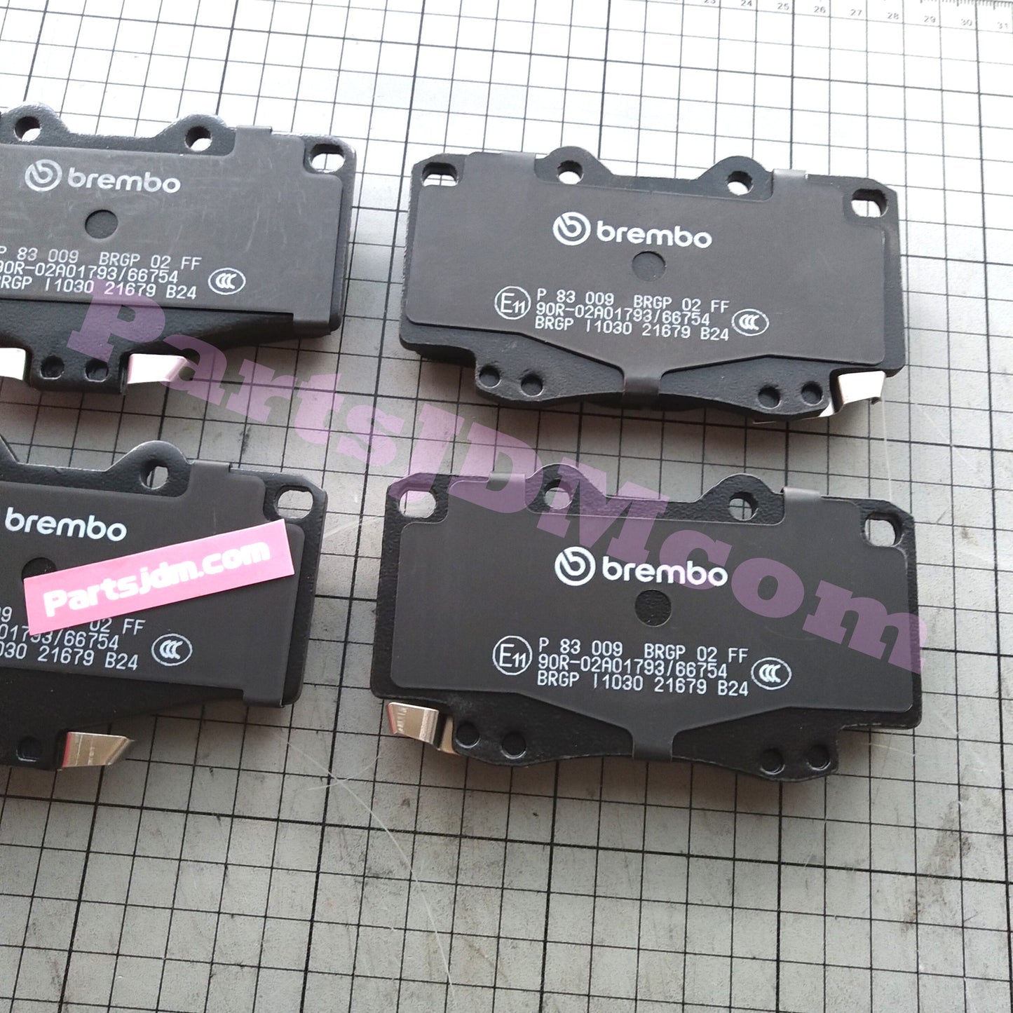 Brembo Brake Pad Black Set for Front Fit Land Cruiser Prado KZJ78G KZJ78W