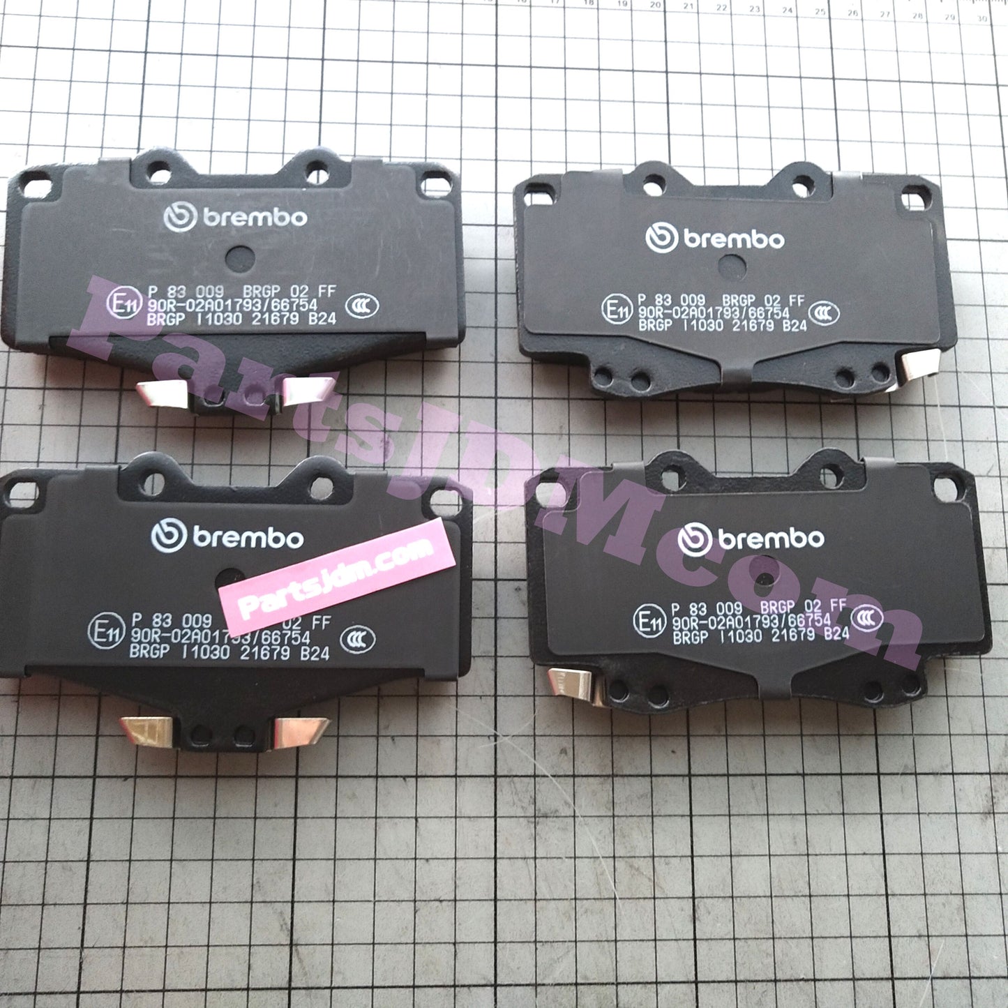 Brembo Brake Pad Black Set for Front Fit Land Cruiser Prado KZJ78G KZJ78W