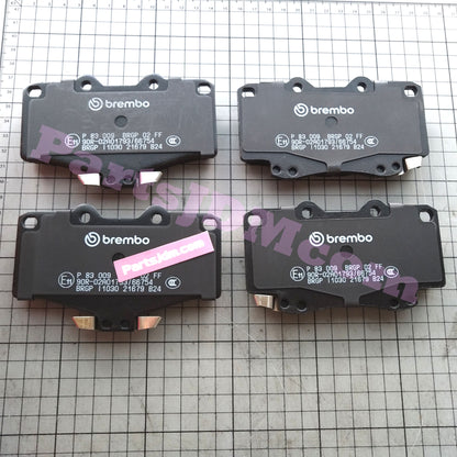 Brembo Brake Pad Black Set for Front Fit Land Cruiser Prado KZJ78G KZJ78W