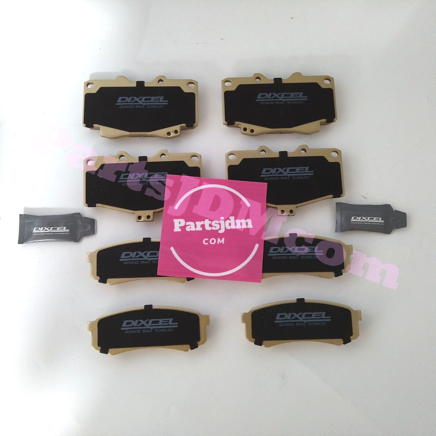 طقم تيل فرامل DIXCEL من النوع X لسيارة واحدة، يناسب لاند كروزر برادو KZJ78G KZJ78W