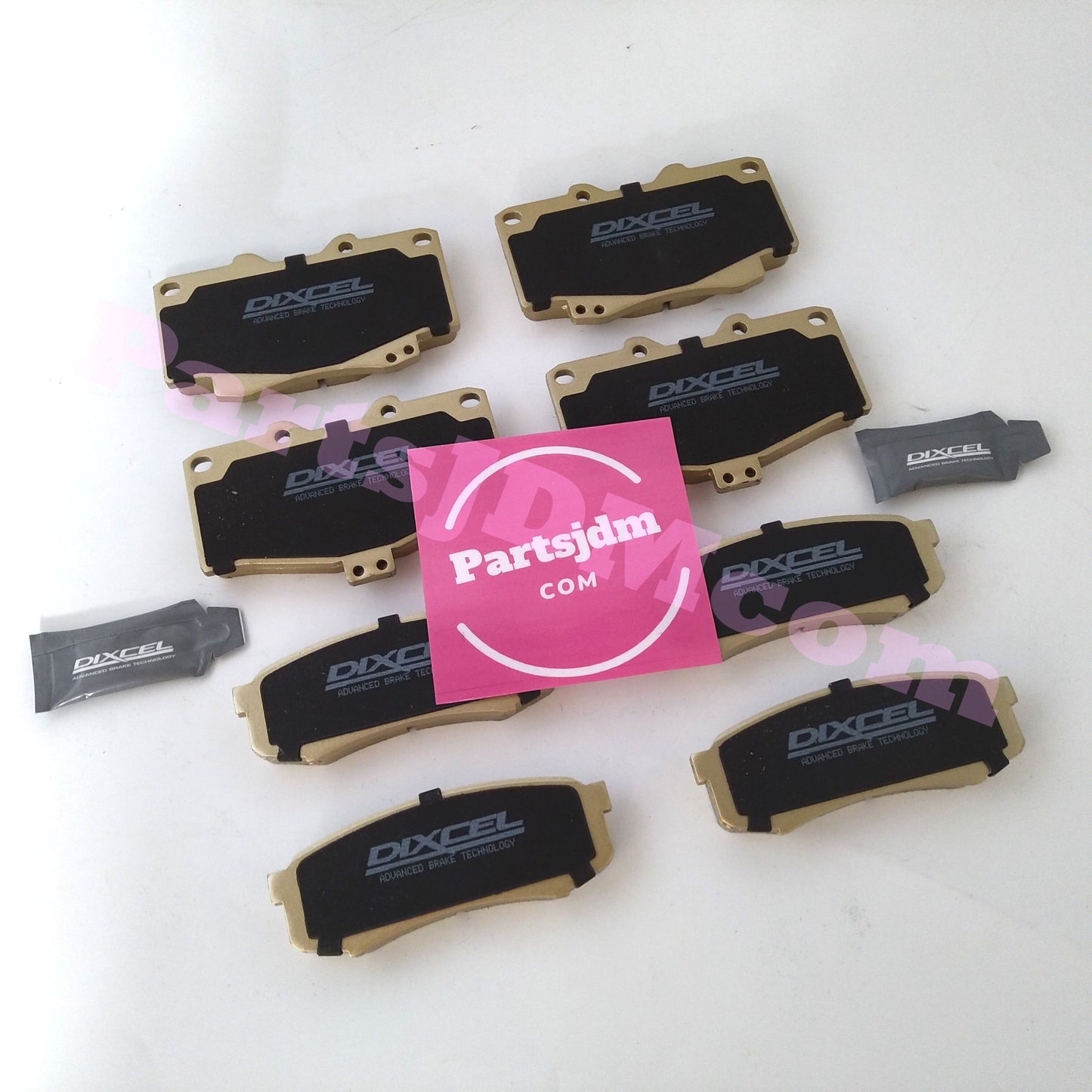 طقم تيل فرامل DIXCEL من النوع X لسيارة واحدة، يناسب لاند كروزر برادو KZJ78G KZJ78W