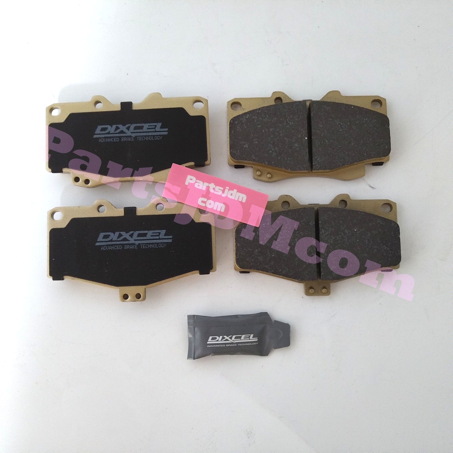 طقم تيل فرامل DIXCEL من النوع X لسيارة واحدة، يناسب لاند كروزر برادو KZJ78G KZJ78W