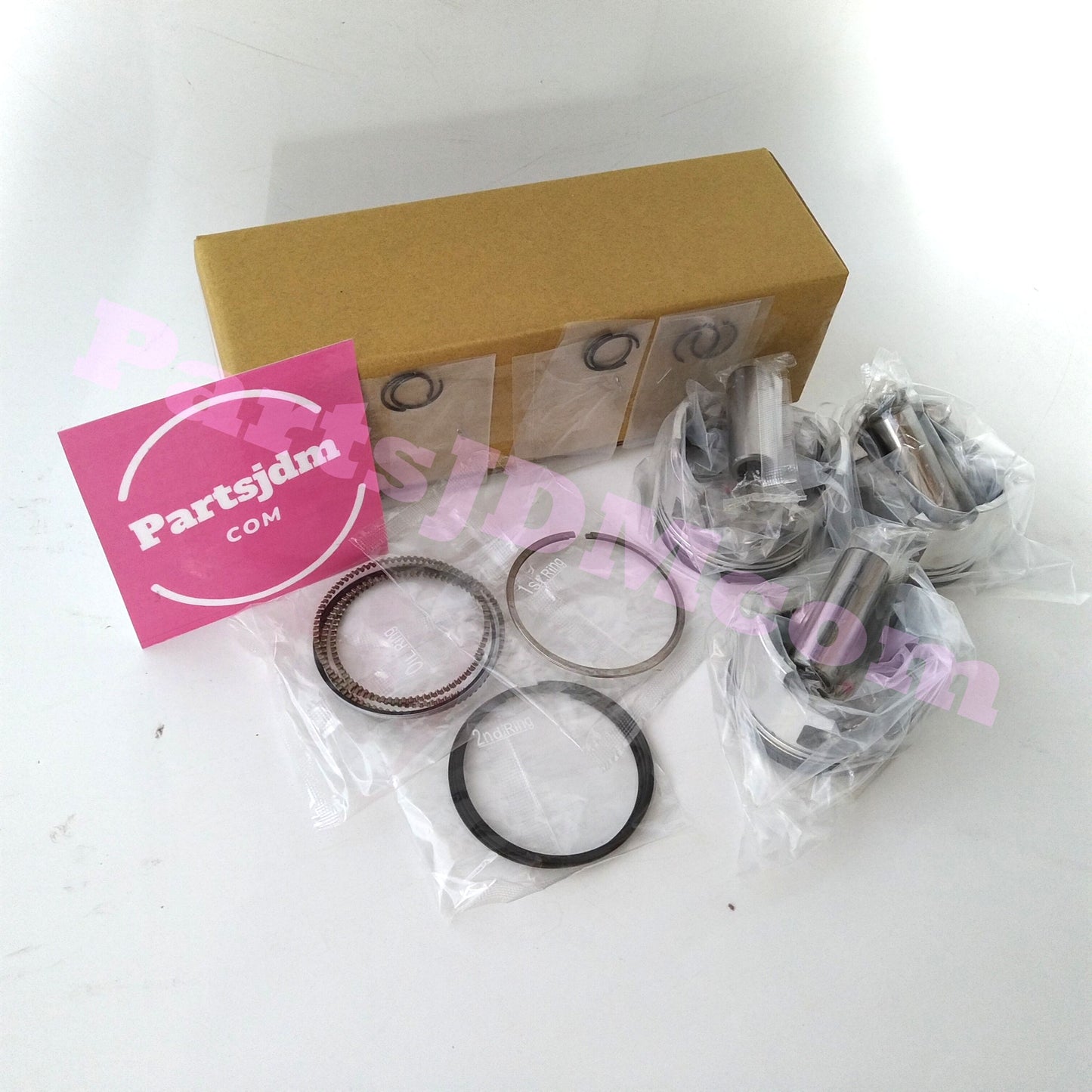 Oversized Piston Set (+0.25mm) for Suzuki Jimny JA22 / JB23 with K6A Engine