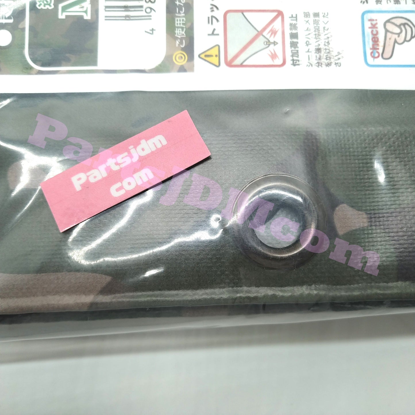 Tonneau Cover Camouflage green for Daihatsu Hijet Honda Acty Kei Truck Black