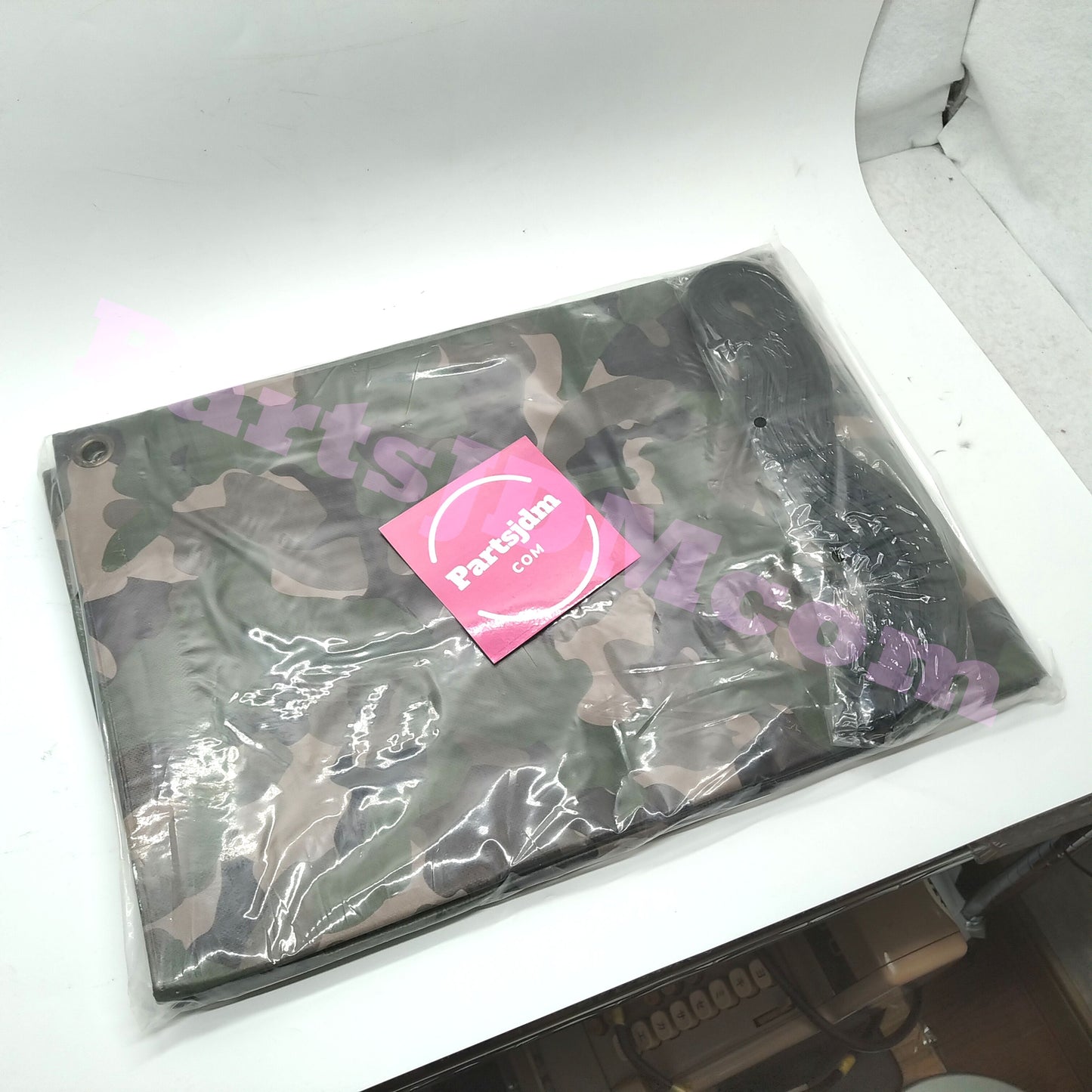 Tonneau Cover Camouflage green for Daihatsu Hijet Honda Acty Kei Truck Black