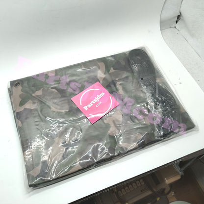 Tonneau Cover Camouflage green for Daihatsu Hijet Honda Acty Kei Truck Black