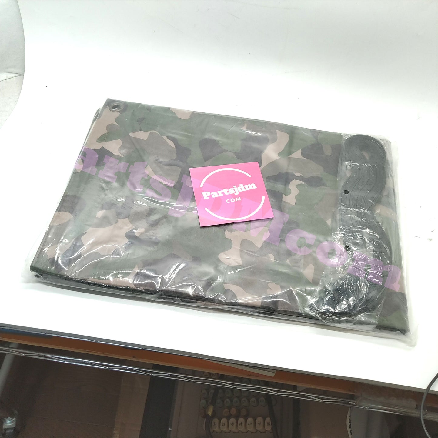 Tonneau Cover Camouflage green for Daihatsu Hijet Honda Acty Kei Truck Black