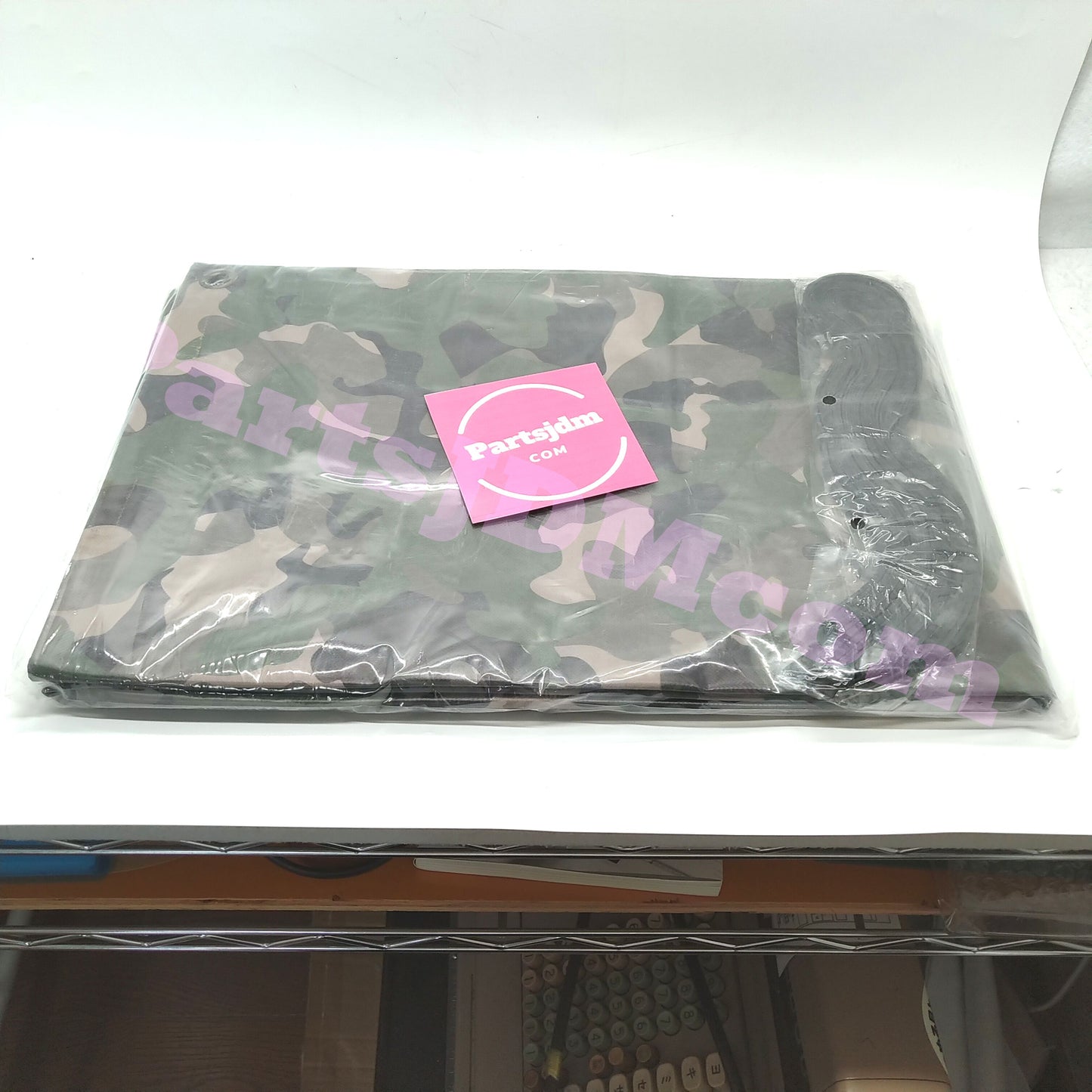 Tonneau Cover Camouflage green for Daihatsu Hijet Honda Acty Kei Truck Black