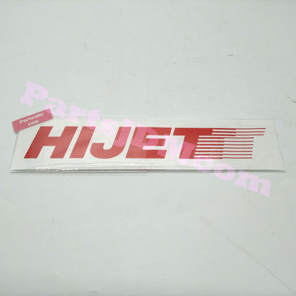 ملصق نموذجي بأحرف حمراء لسيارة دايهاستو هايجت