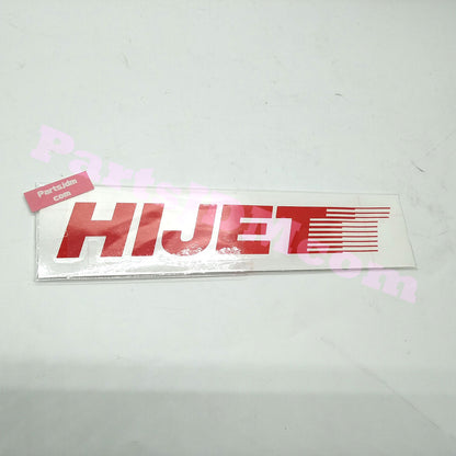 ملصق نموذجي بأحرف حمراء لسيارة دايهاستو هايجت