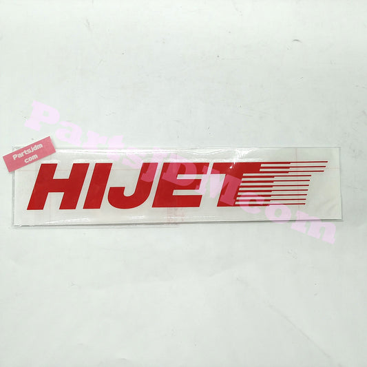 Model Sticker Red Letters for Daihatsu Hijet