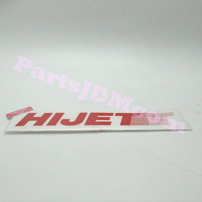 ملصق نموذجي بأحرف حمراء لسيارة دايهاستو هايجت