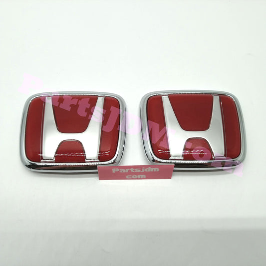 شعار هوندا أكيور JDM الأصلي إنتيجرا 97-01 DB8 DC2 Type-R الأمريكي الأحمر A أمامي وخلفي