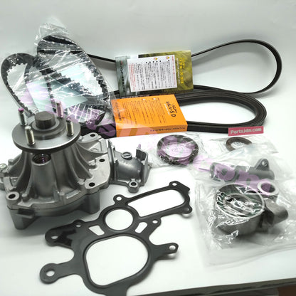 Timing Belt & Fan Belt Kit with Oil Seals for Toyota Hiace KZH106G/KZH106W (Early Model) 06/1997–06/2000 | 1KZ-TE Engine | 9-Piece Set