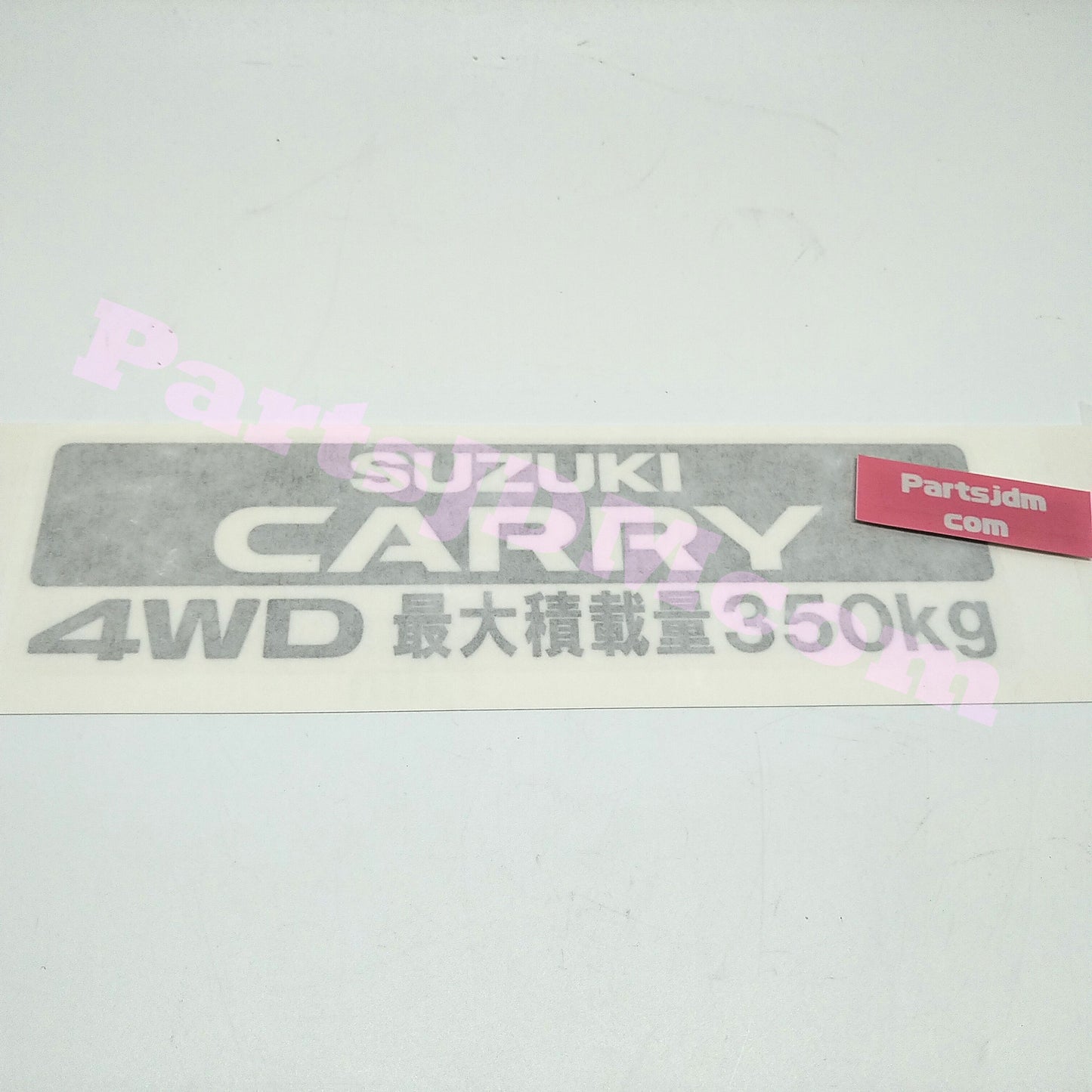 SUZUKI CARRY JDM STICKER DA65T DA63T 4WD Max Load 350kg OTHER CARRY GENUINE DECAL