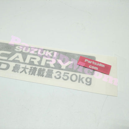 SUZUKI CARRY JDM STICKER DA65T DA63T 4WD Max Load 350kg OTHER CARRY GENUINE DECAL