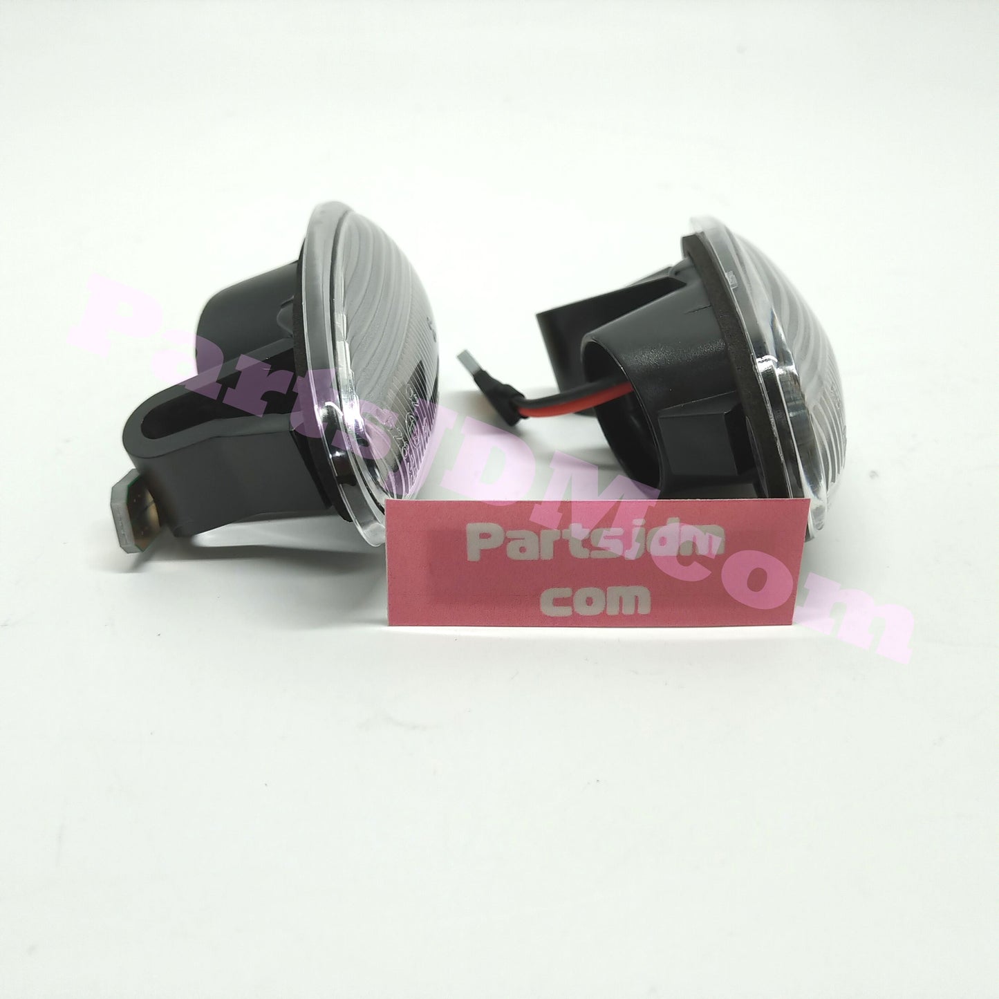 يناسب سيارة ميتسوبيشي ديلكا اليابانية (JDM) موديلات 94-07، إشارات جانبية LED بعدسات شفافة ومؤشرات انعطاف برتقالية