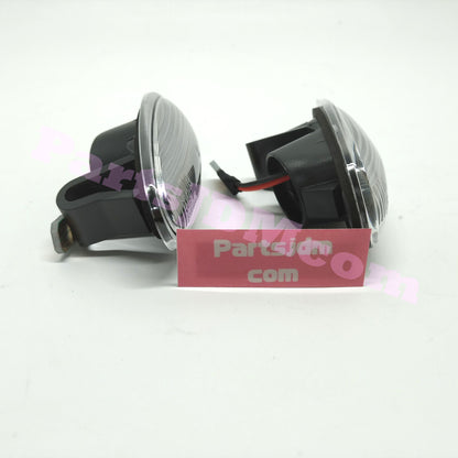 يناسب سيارة ميتسوبيشي ديلكا اليابانية (JDM) موديلات 94-07، إشارات جانبية LED بعدسات شفافة ومؤشرات انعطاف برتقالية