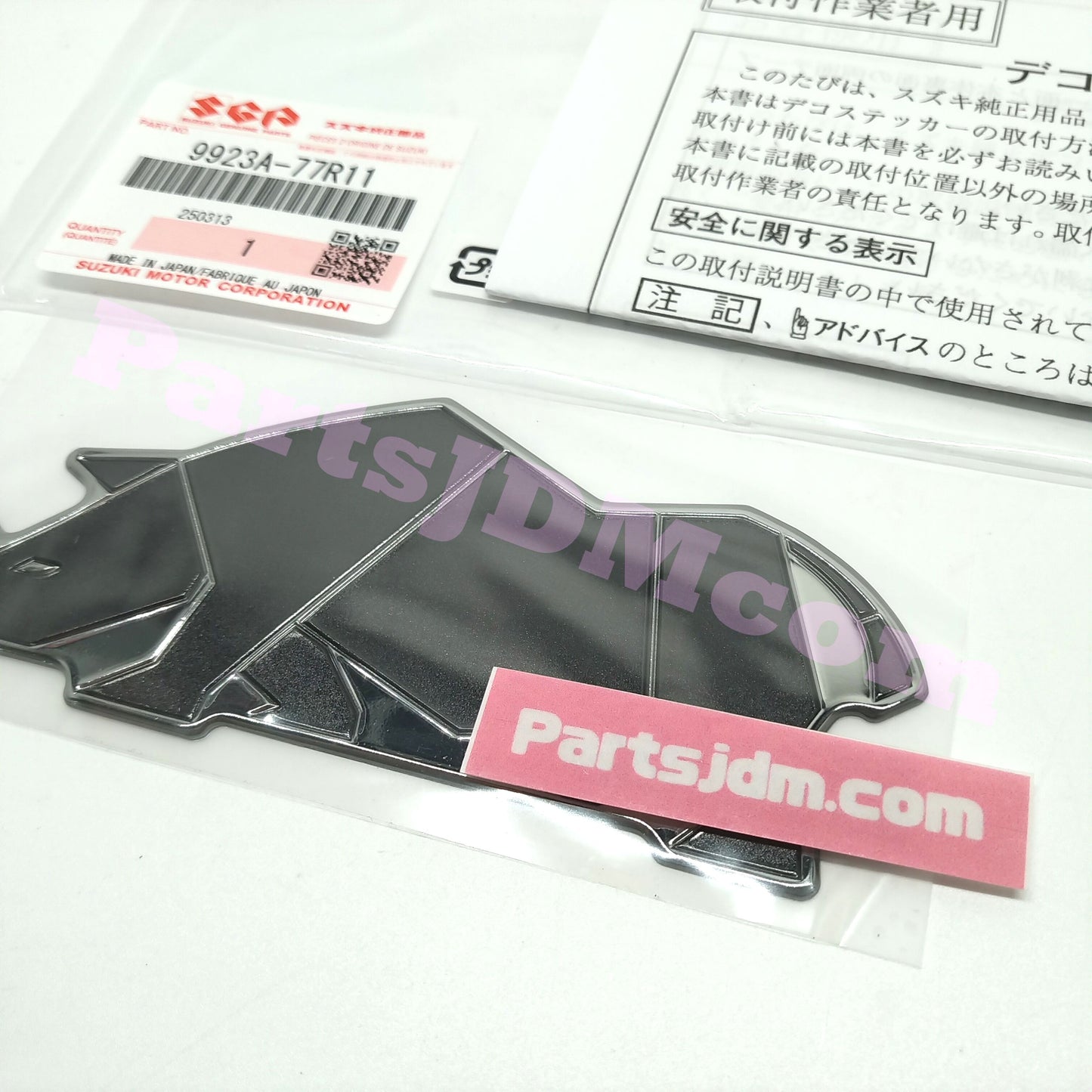 SUZUKI Genuine JDM Jimny Sierra JB74W JC JL Sticker Emblem Rhino Pattern