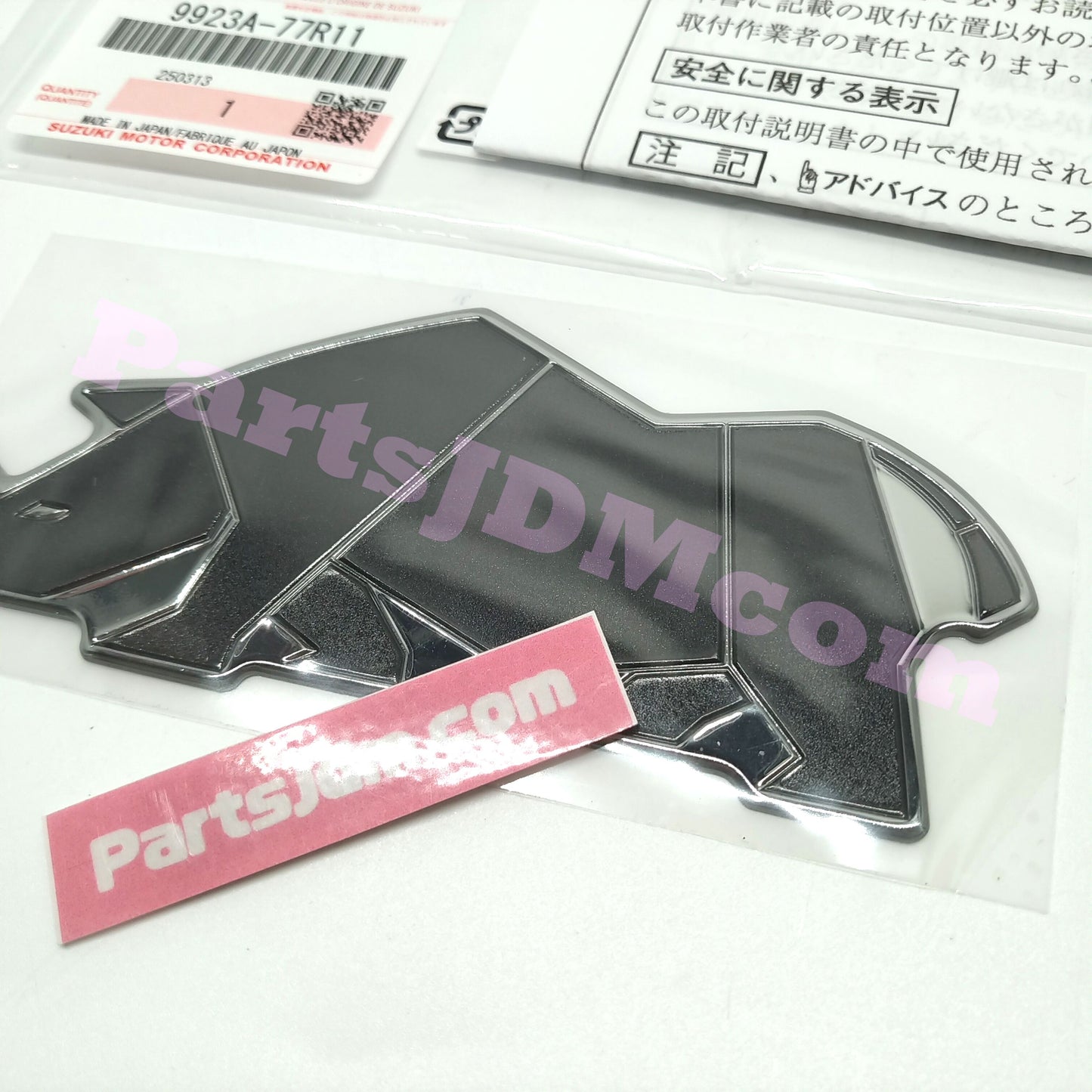 SUZUKI Genuine JDM Jimny Sierra JB74W JC JL Sticker Emblem Rhino Pattern