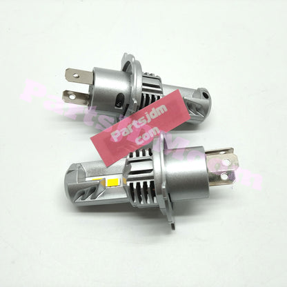 H4 LED Headlight Bulbs 12V Set of 2 – Warm Halogen Color 5000 Lumens Fits Honda Acty Truck HA3 HA4