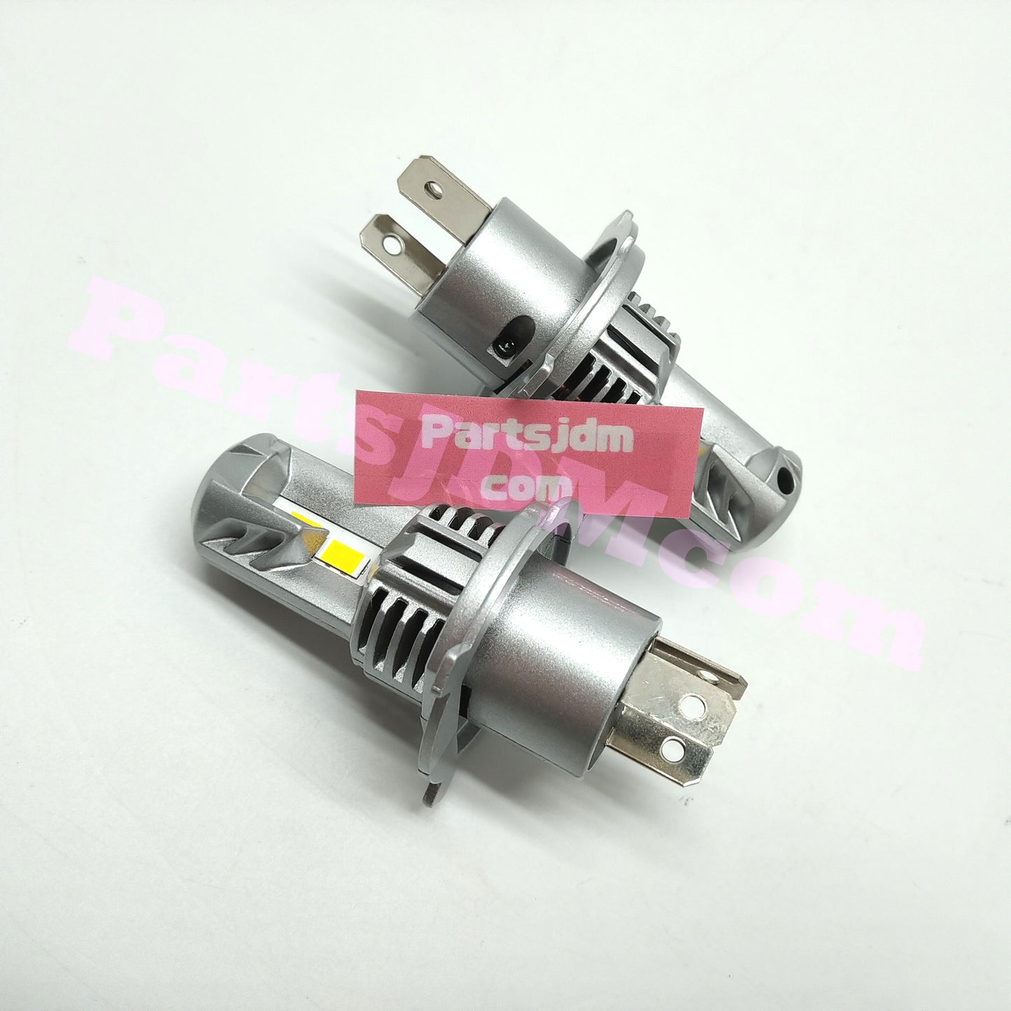 H4 LED Headlight Bulbs 12V Set of 2 – Warm Halogen Color 5000 Lumens Fits Honda Acty Truck HA3 HA4