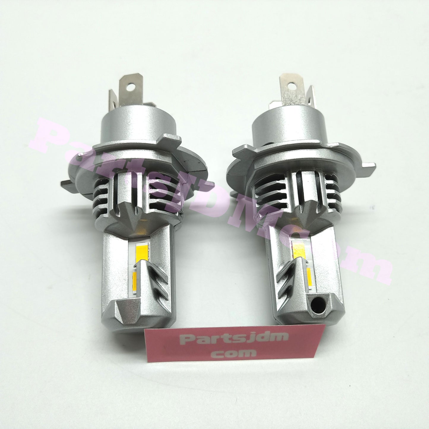 H4 LED Headlight Bulbs 12V Set of 2 – Warm Halogen Color 5000 Lumens Fits Honda Acty Truck HA3 HA4