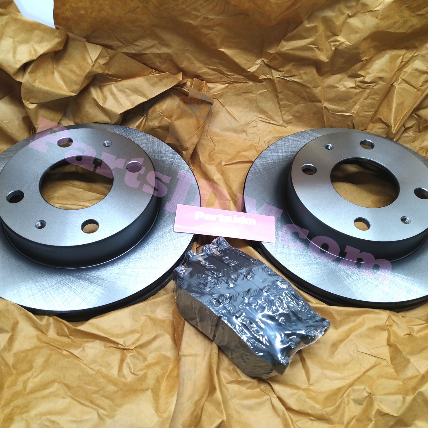 Fits SUBARU SAMBAR TT1 TT2 TV1 TV2 TW1 TW2 Front Disc Rotor & Brake Pad Set