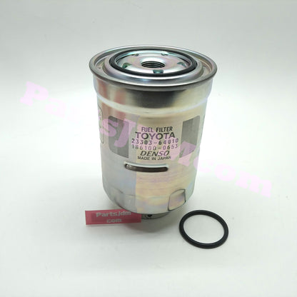 Toyota Genuine Fuel Filter Element Assy 23303-64010 for Hiace KZH100G / KZH106G / KZH110G / KZH116G (1995/08–2004/08)