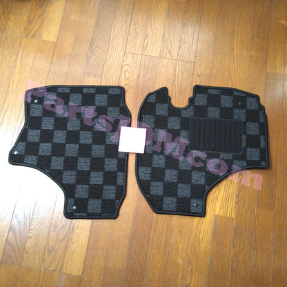 Suzuki Carry JDM Truck DA16T Floor Mat Check × Gray