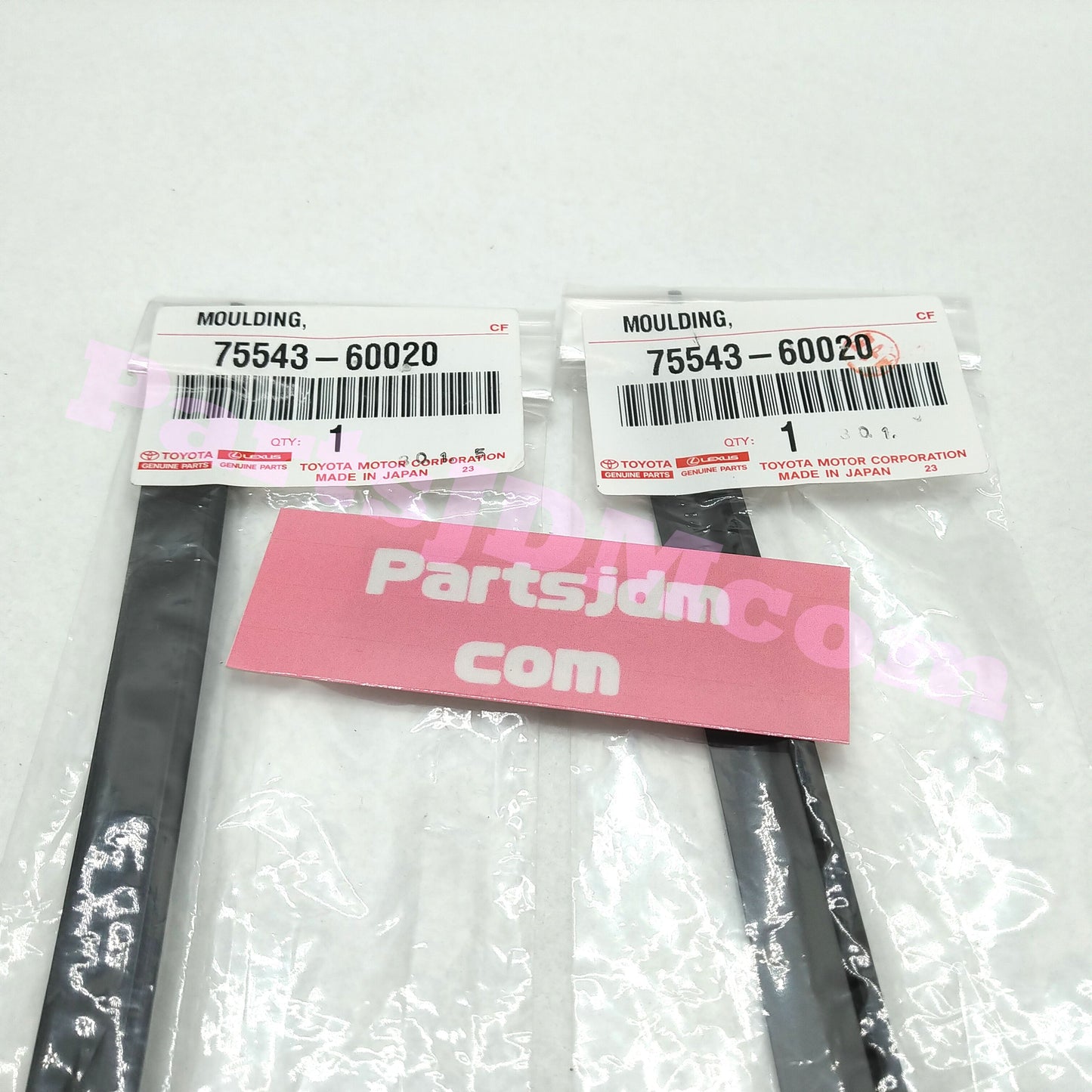 TOYOTA Genuine 75543-60020 Windshield Reveal Molding RH LH for 1998-2007 Land Cruiser